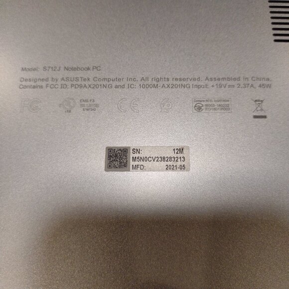 ASUS VIVOBOOK X712JA | CORE I5-1035G1 1.0GHZ | 2TB | 20GB RAM | WINDOWS 11 - Picture 6 of 14